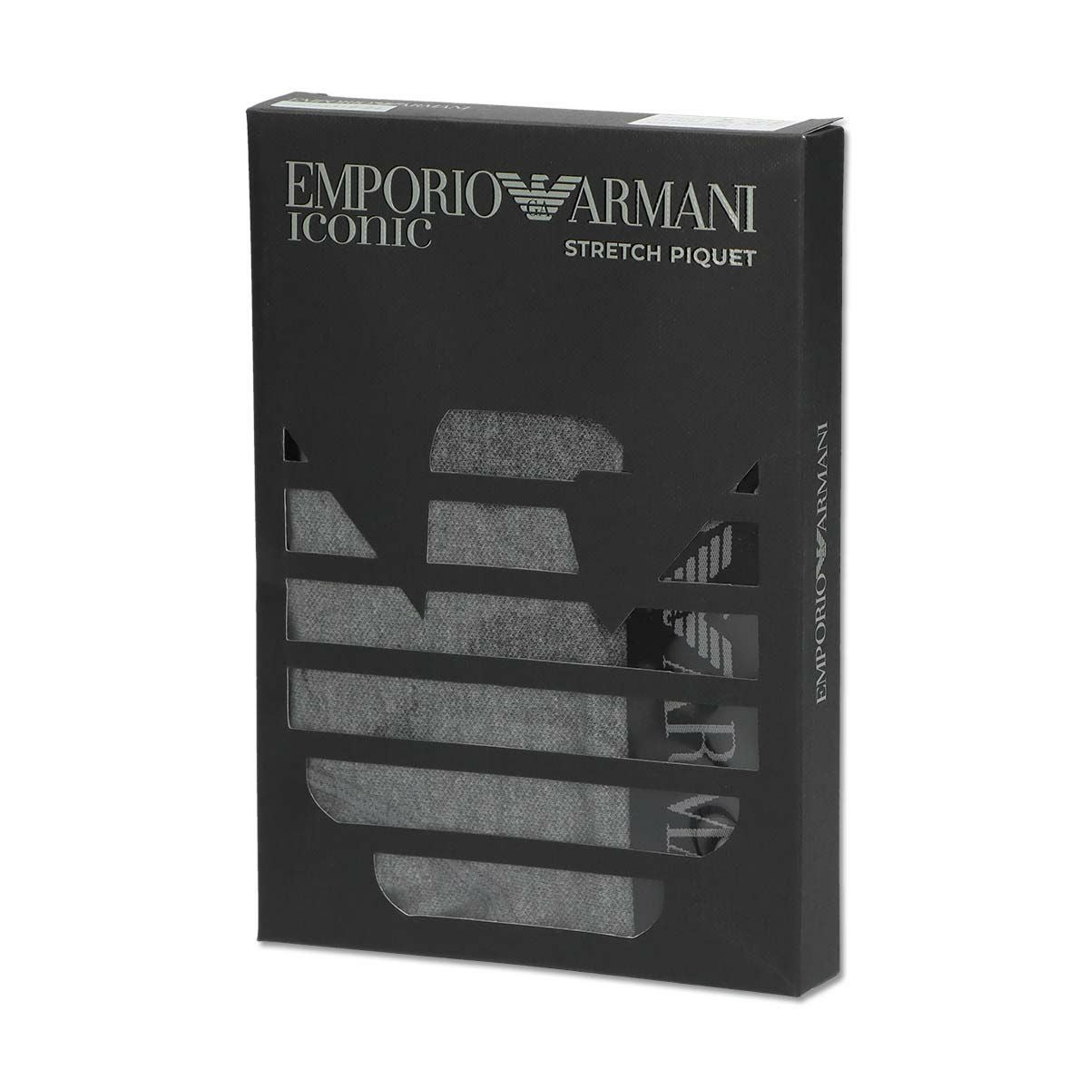 EMPORIO ARMANI ストレッチピケ ボクサーパンツ 前閉じ EUサイズ