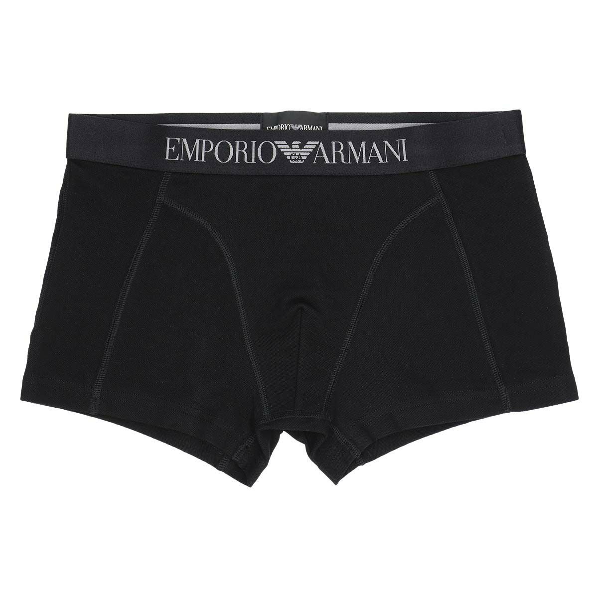 EMPORIO ARMANI ストレッチピケ ボクサーパンツ 前閉じ EUサイズ