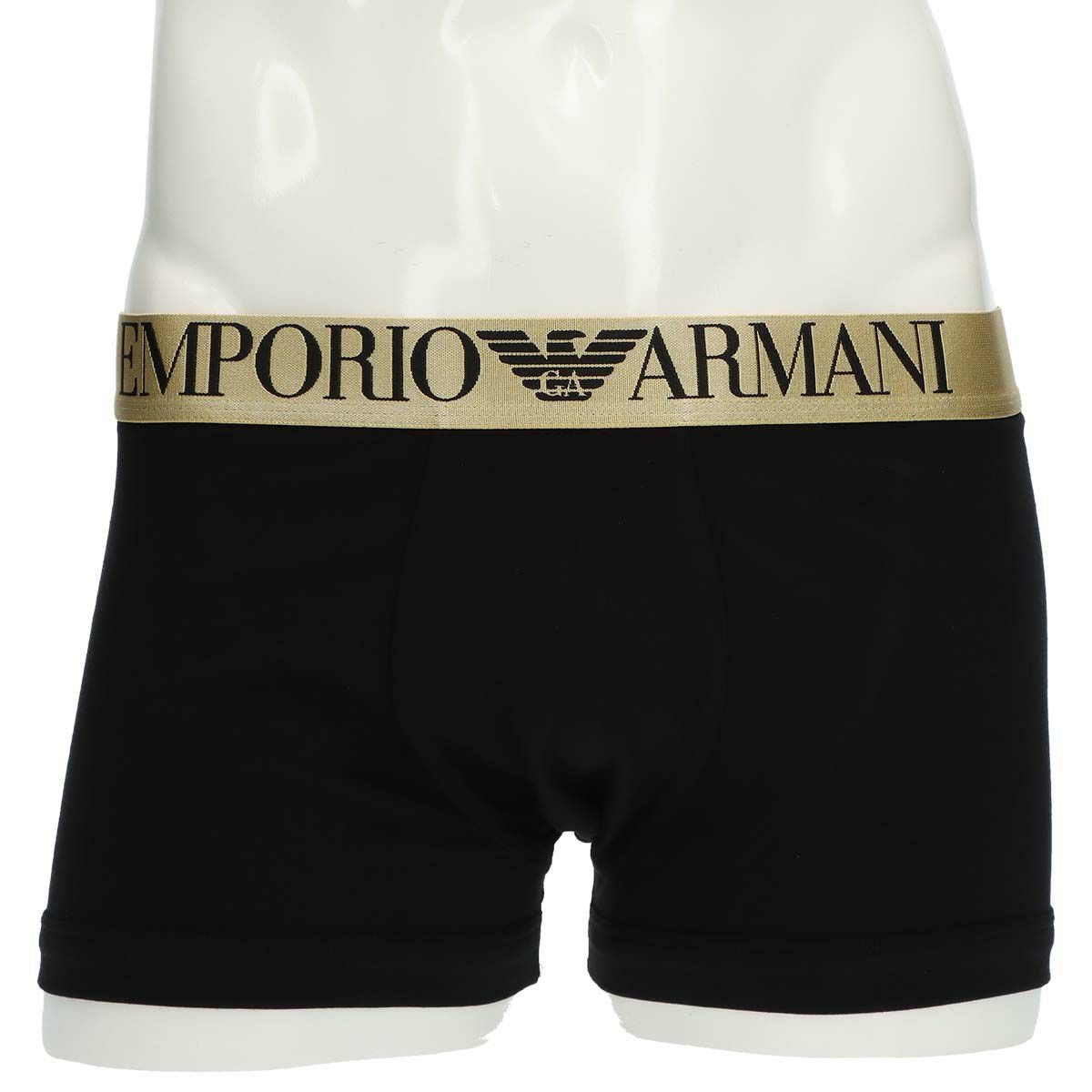 EMPORIO ARMANI シャイニーロゴ ボクサーパンツ 前閉じ EUサイズ
