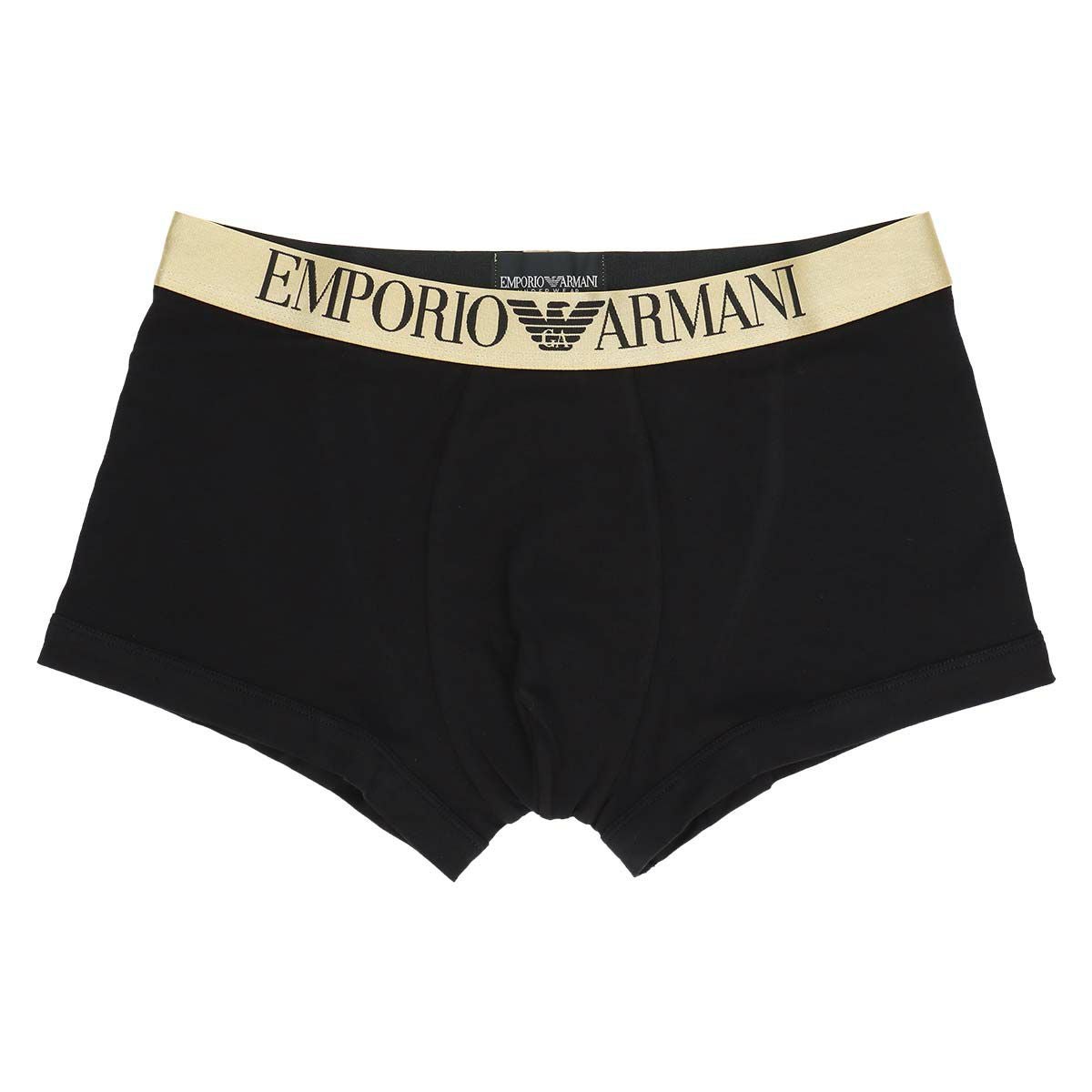 EMPORIO ARMANI シャイニーロゴ ボクサーパンツ 前閉じ EUサイズ
