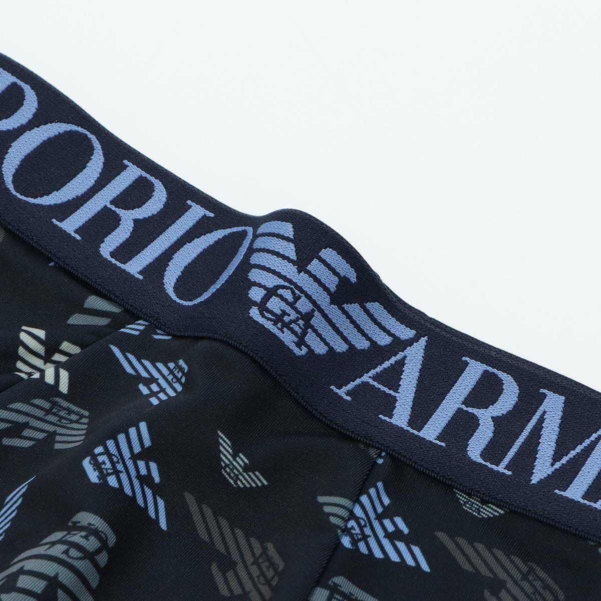 EMPORIO ARMANI ALL OVER PRINTED マイクロファイバー ボクサーパンツ