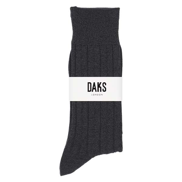 DAKS 履き口ガーゼ編み 抗菌防臭 ビジネスソックス エクステンドヒール