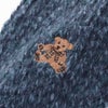 DAKSダックスツィードベア刺繍履き口ゆったり足底すべり止め付き室内用メンズルームソックス靴下男性プレゼントギフト02511845