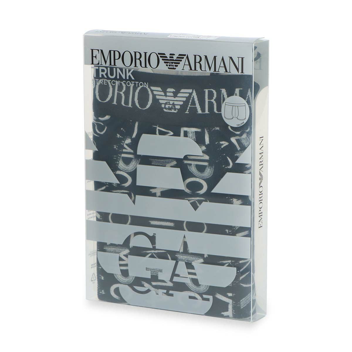 ☆51%OFF EMPORIO ARMANI ボクサーパンツ ALL OVER LOGO 前閉じ EU