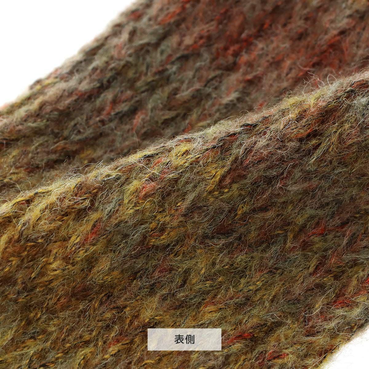 NAIGAICOMFORTナイガイコンフォート日本製毛混肌側シルクグラデーション二重編み2Wayミニレッグ&アームウォーマーふんわりあたたかレディース女性婦人プレゼントギフト03022855