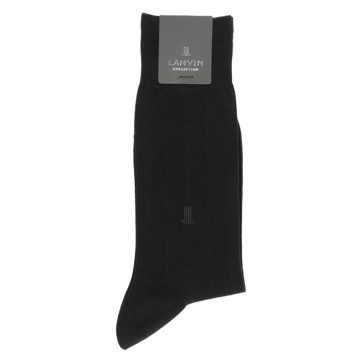 LANVIN COLLECTION ビジネスソックス 小寸 大寸 抗菌防臭 平無地
