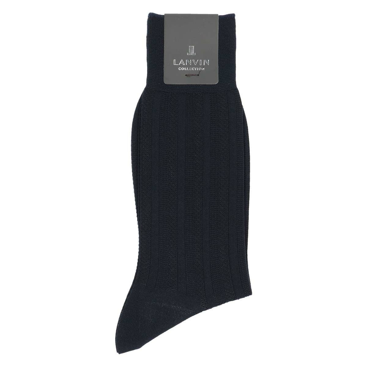 LANVIN COLLECTION ビジネスソックス 涼感 足底鹿の子編み 抗菌防臭