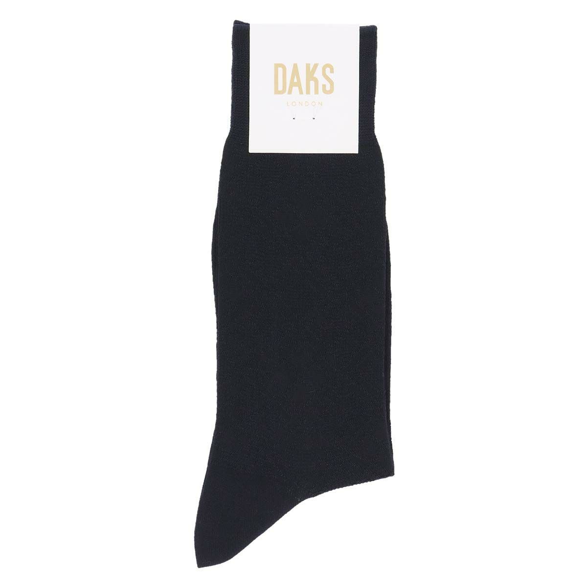 DAKS 涼感 ビジネスソックス 強撚糸 足底鹿の子編み 抗菌防臭 消臭加工