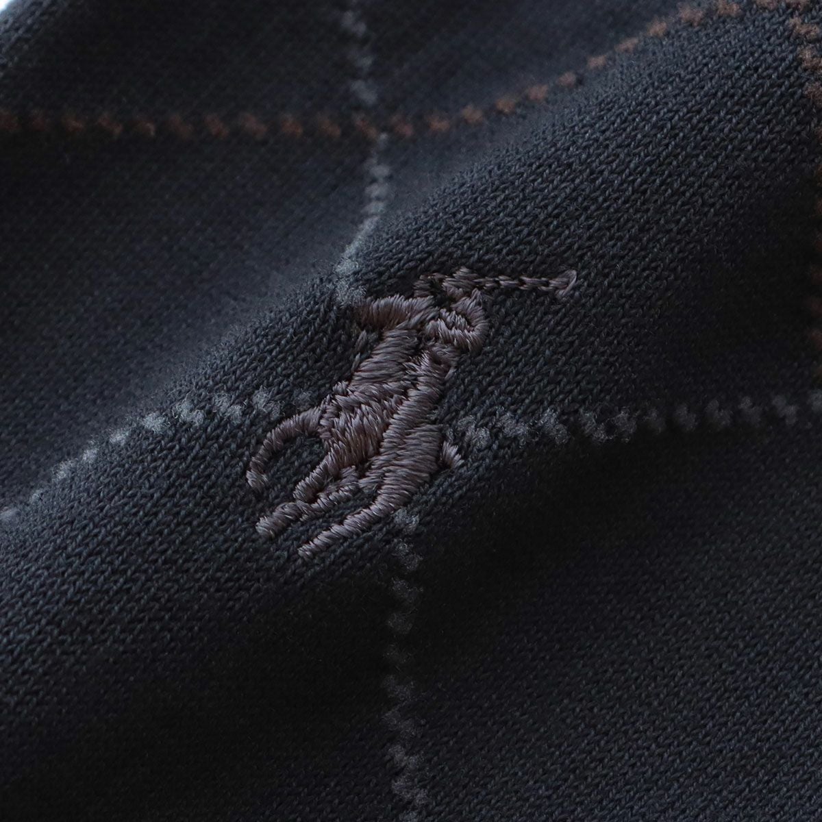 POLO RALPH LAUREN 抗菌防臭 チェック ワンポイント クルー丈 メンズ