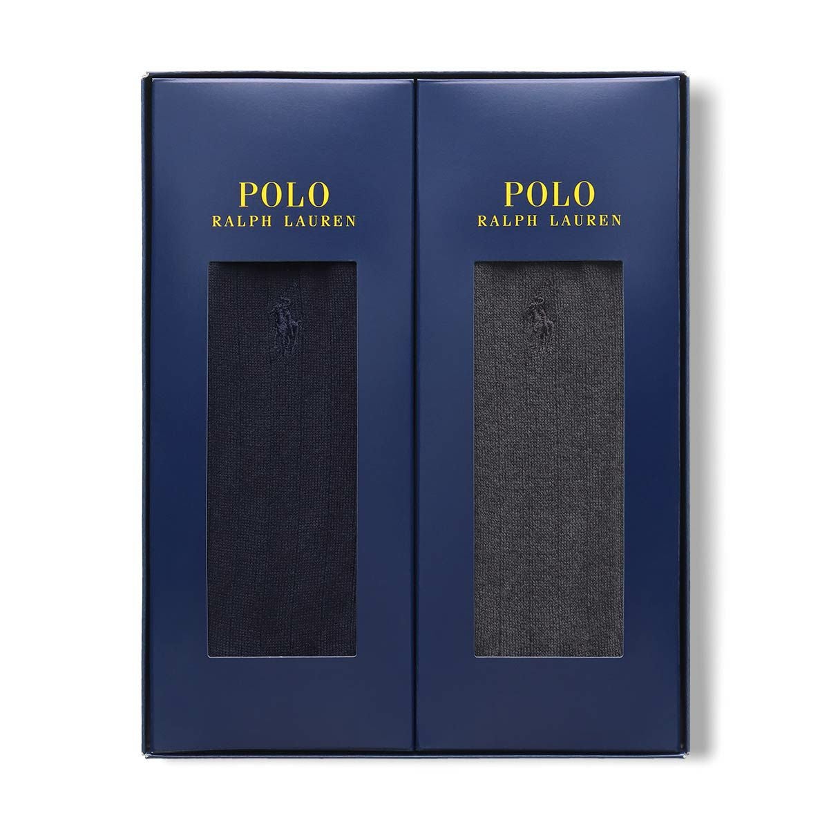 POLO RALPH LAUREN 2足セット 箱入り ギフトセット 綿混 ワンポイント