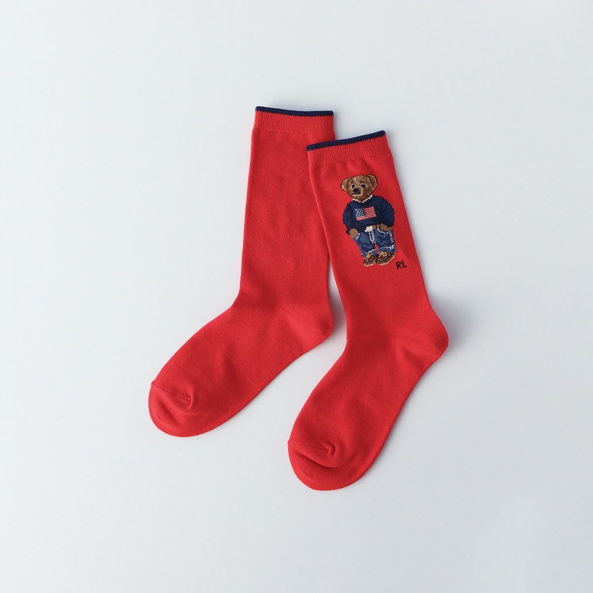 POLO RALPH LAUREN オーガニックコットン混 デニムベア ポロベア