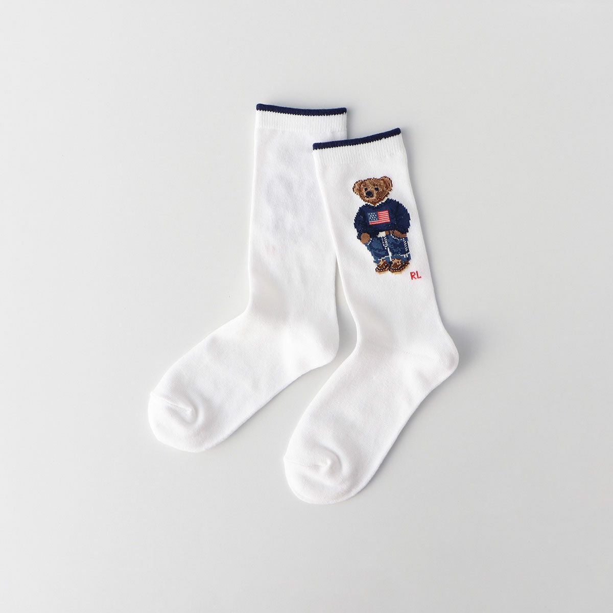 POLO RALPH LAUREN オーガニックコットン混 デニムベア ポロベア