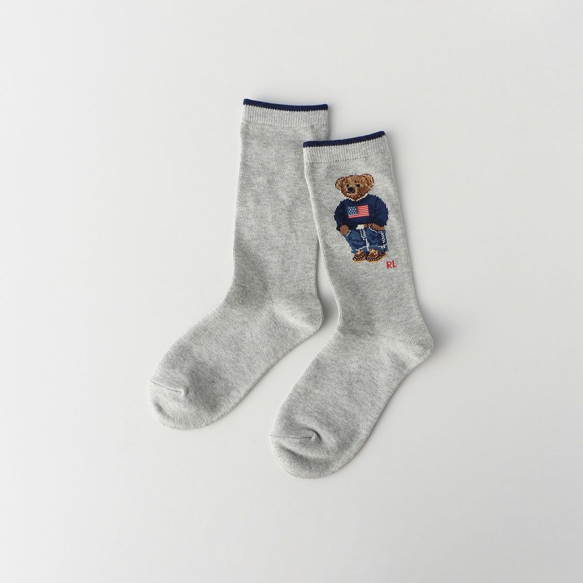 POLO RALPH LAUREN オーガニックコットン混 デニムベア ポロベア