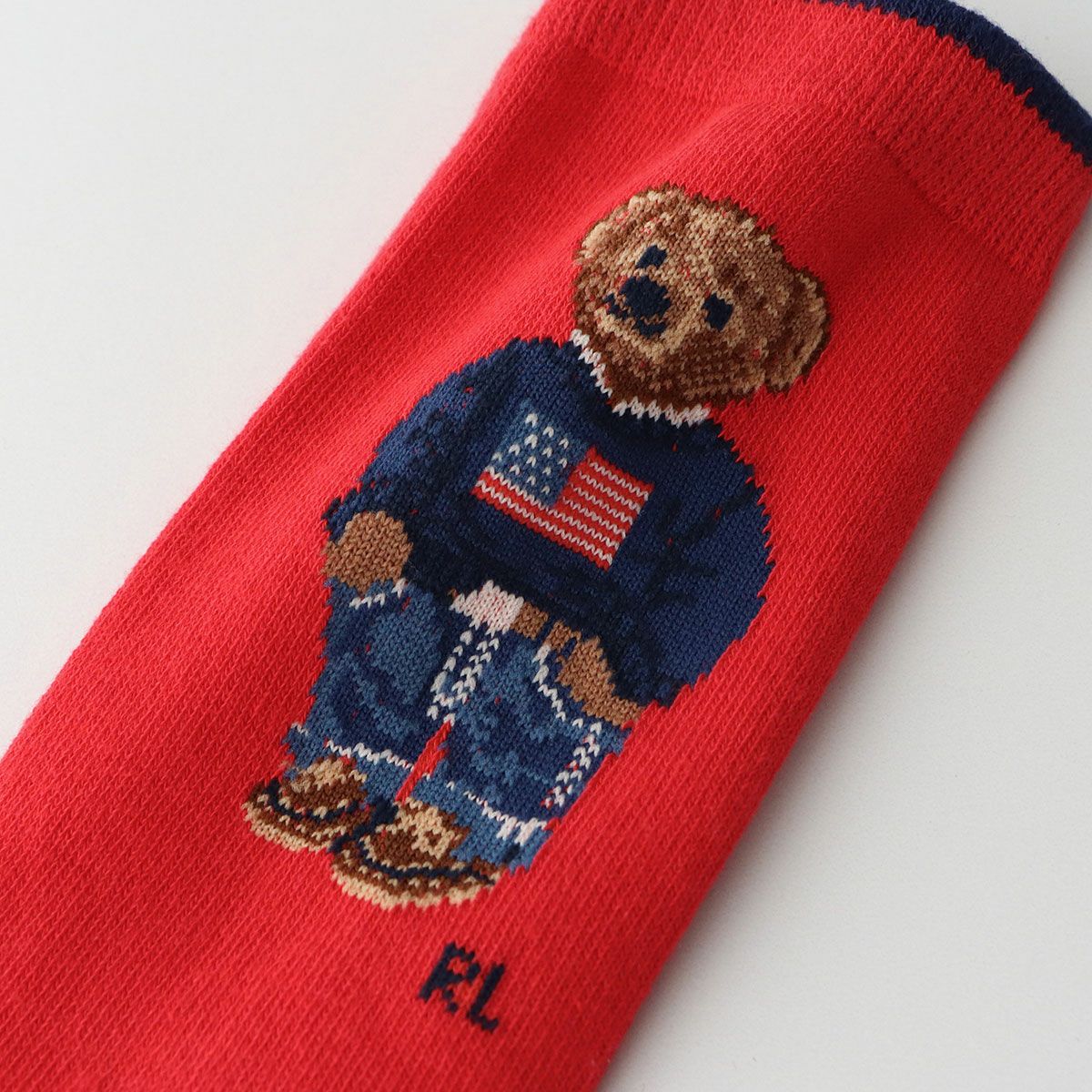 POLO RALPH LAUREN オーガニックコットン混 デニムベア ポロベア
