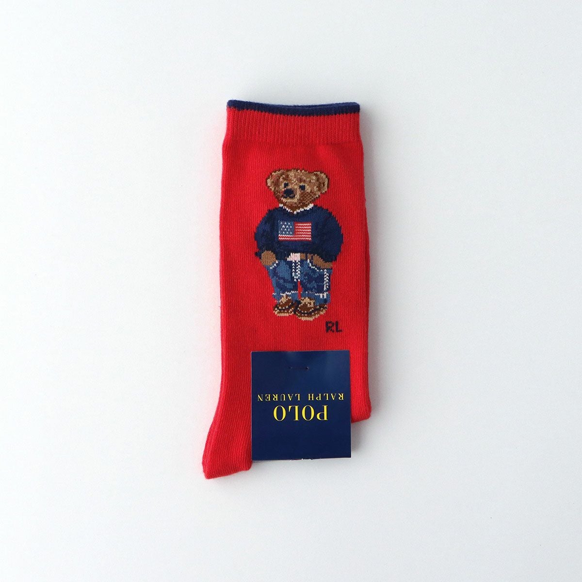 POLO RALPH LAUREN オーガニックコットン混 デニムベア ポロベア