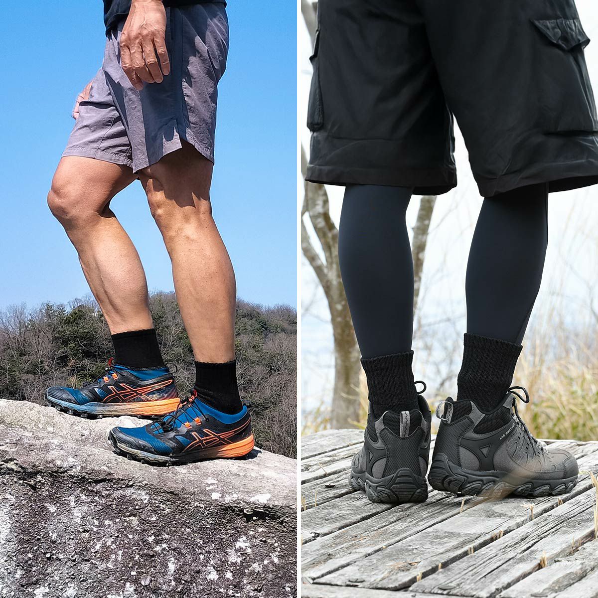 NAIGAI TRAIL 登山ソックス 軽量 WASHI PILEソックス 和紙糸（TAKUMI