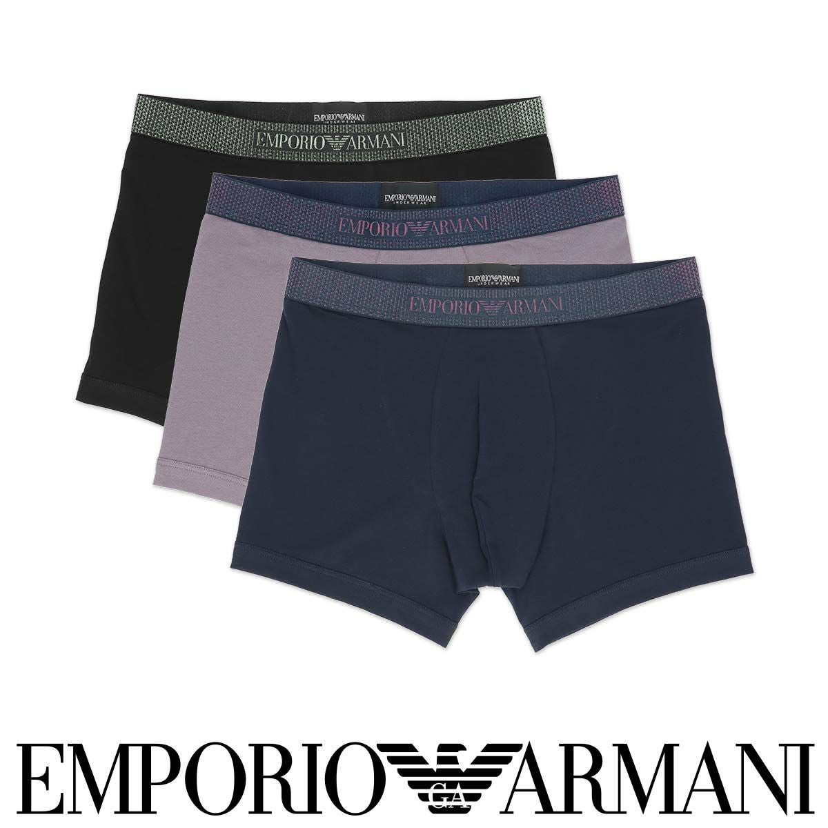 EMPORIO ARMANI テックウール ボクサーパンツ 前閉じ EUサイズ メンズ