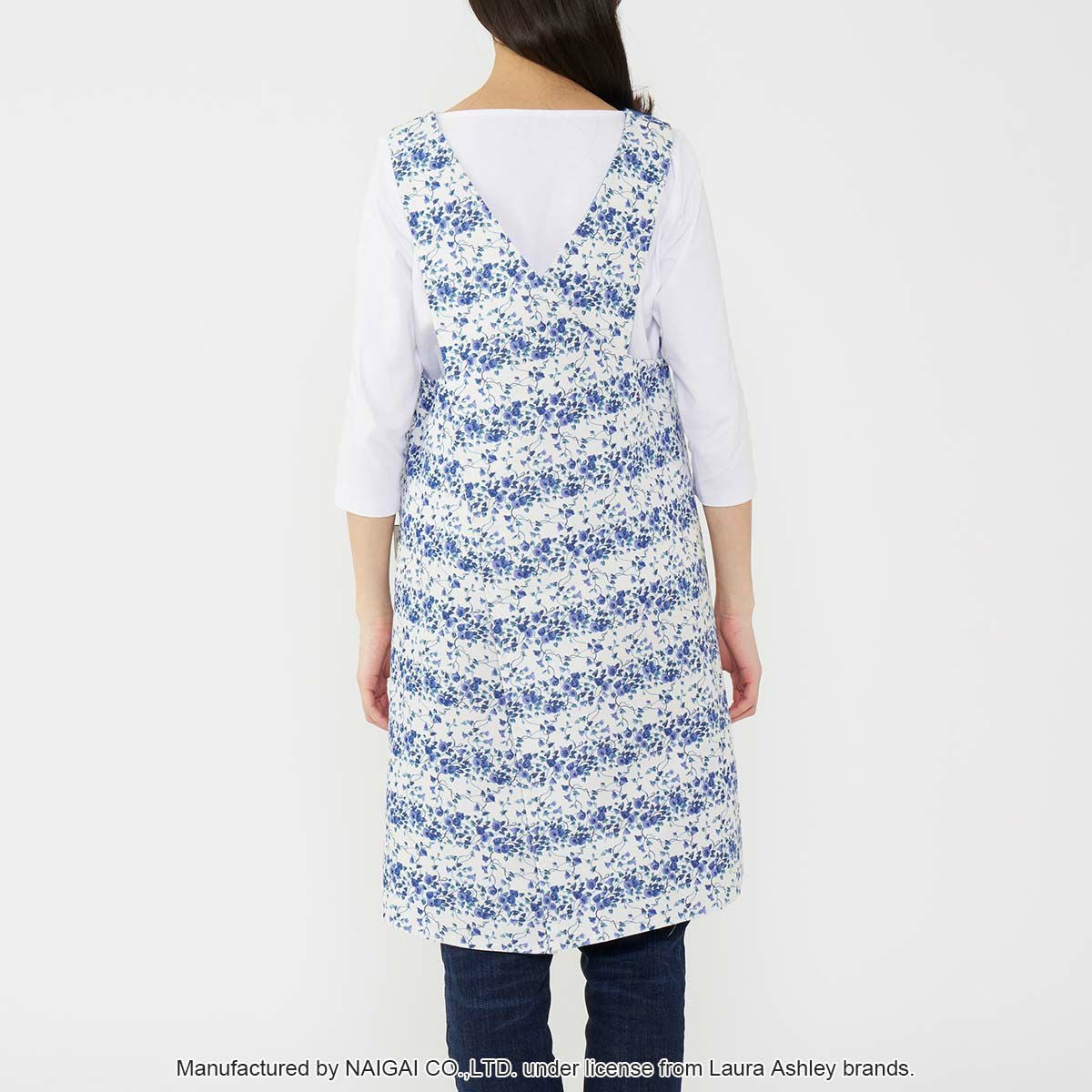 LAURA ASHLEY 形態安定加工 T/Cツイル ウェンダービーストライプ柄