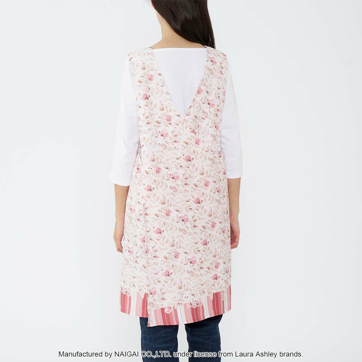LAURA ASHLEY 形態安定加工 40サテン オリシアピオニー柄 フリークロス