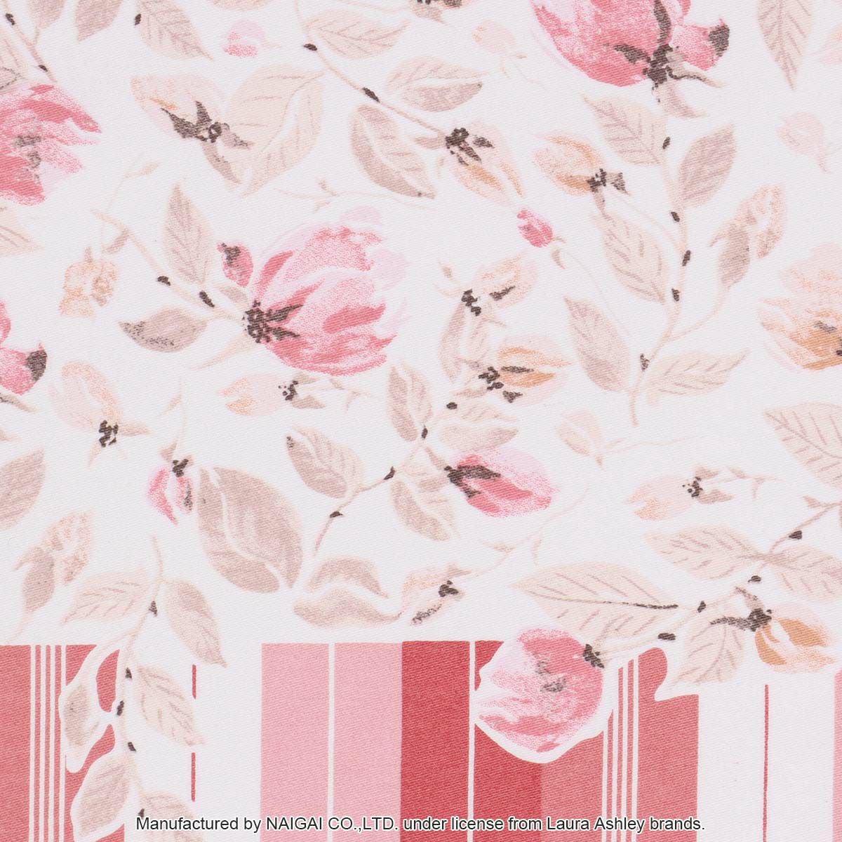 LAURA ASHLEY 形態安定加工 40サテン オリシアピオニー柄 フリークロス