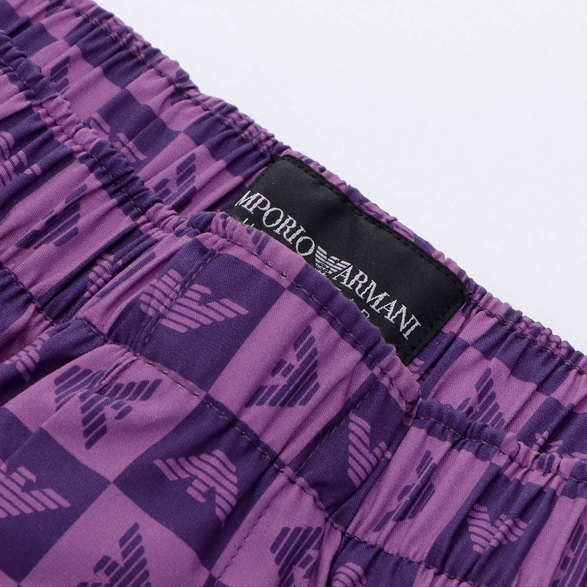 EMPORIO ARMANI CHECKERED EAGLE チェッカード イーグル コットン