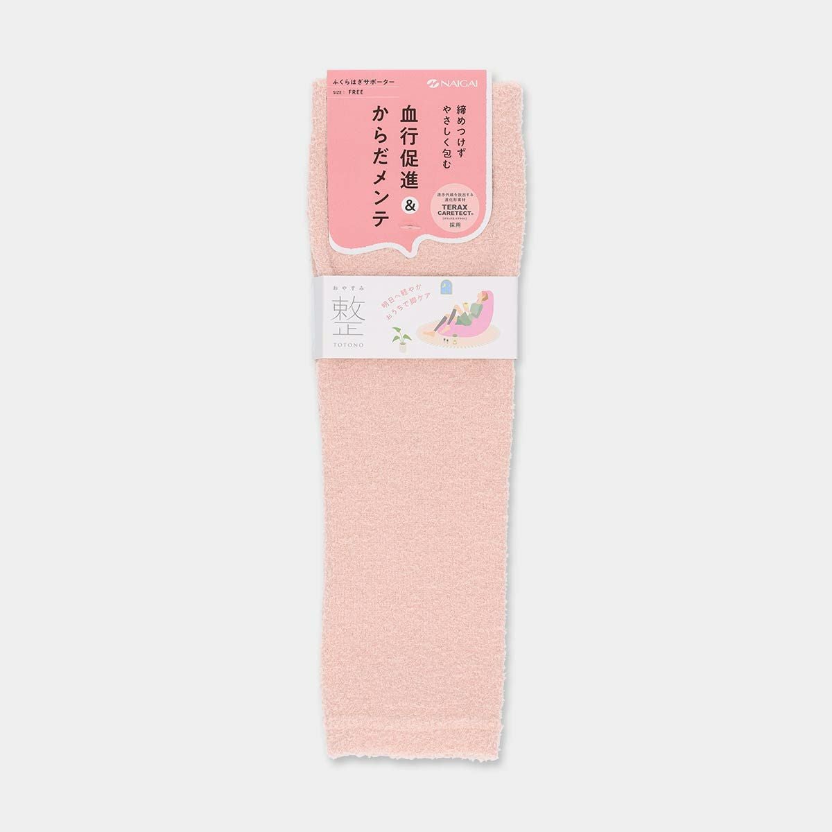 整 トトノ リカバリーソックス 鉱石プリントで血行促進 ふわふわ