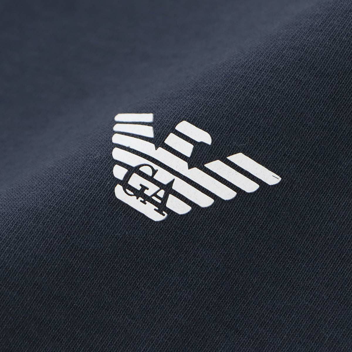 EMPORIO ARMANI TEXTURED LOGOBAND CREW NECK T-SHIRT 半袖 Tシャツ EU