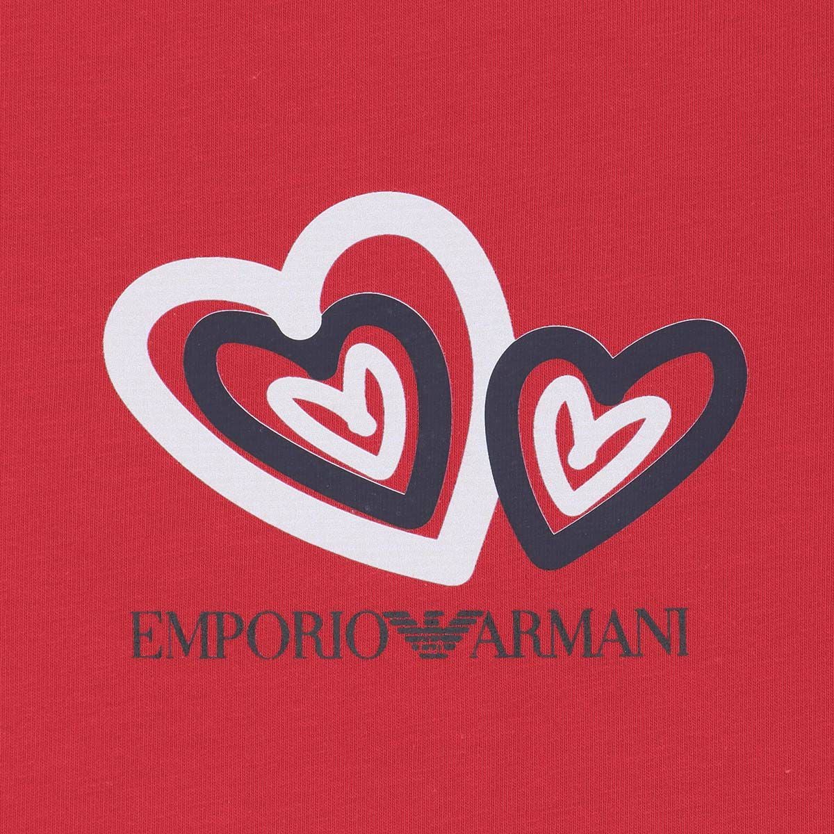 美品 アルマーニコレツォーニ ブルゾン ラムレザー ボルドー EMPORIO ARMANI HEARTS&LOVE CREW NECK T-SHIRT 半袖 Tシャツ EUサイズ