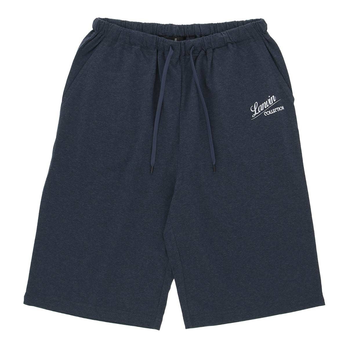 ☆50%OFF LANVIN COLLECTION ハーフパンツ【M Lサイズ】天竺杢無地