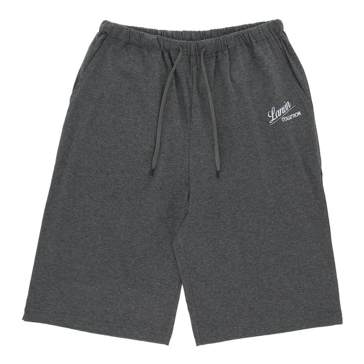 LANVIN　ハーフパンツ　定価１０万　試着のみ ☆50%OFF LANVIN COLLECTION ハーフパンツ【M Lサイズ】天竺杢無地