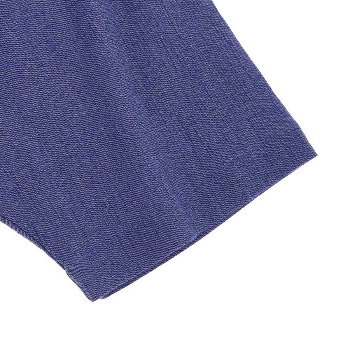 LANVIN COLLECTION 半袖 Tシャツ【M Lサイズ】先染めシャンブレー
