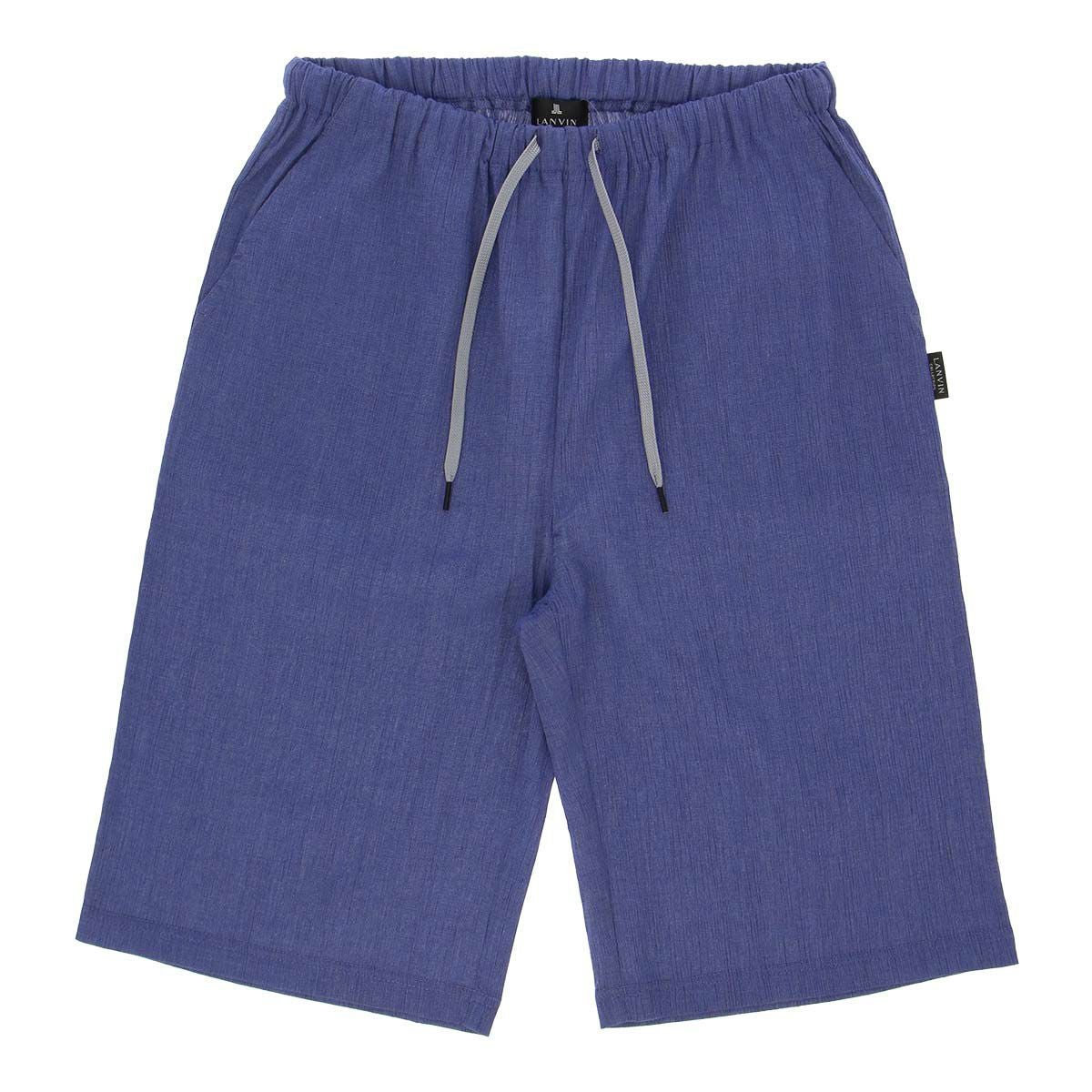 LANVIN COLLECTION ハーフパンツ【M Lサイズ】先染めシャンブレー