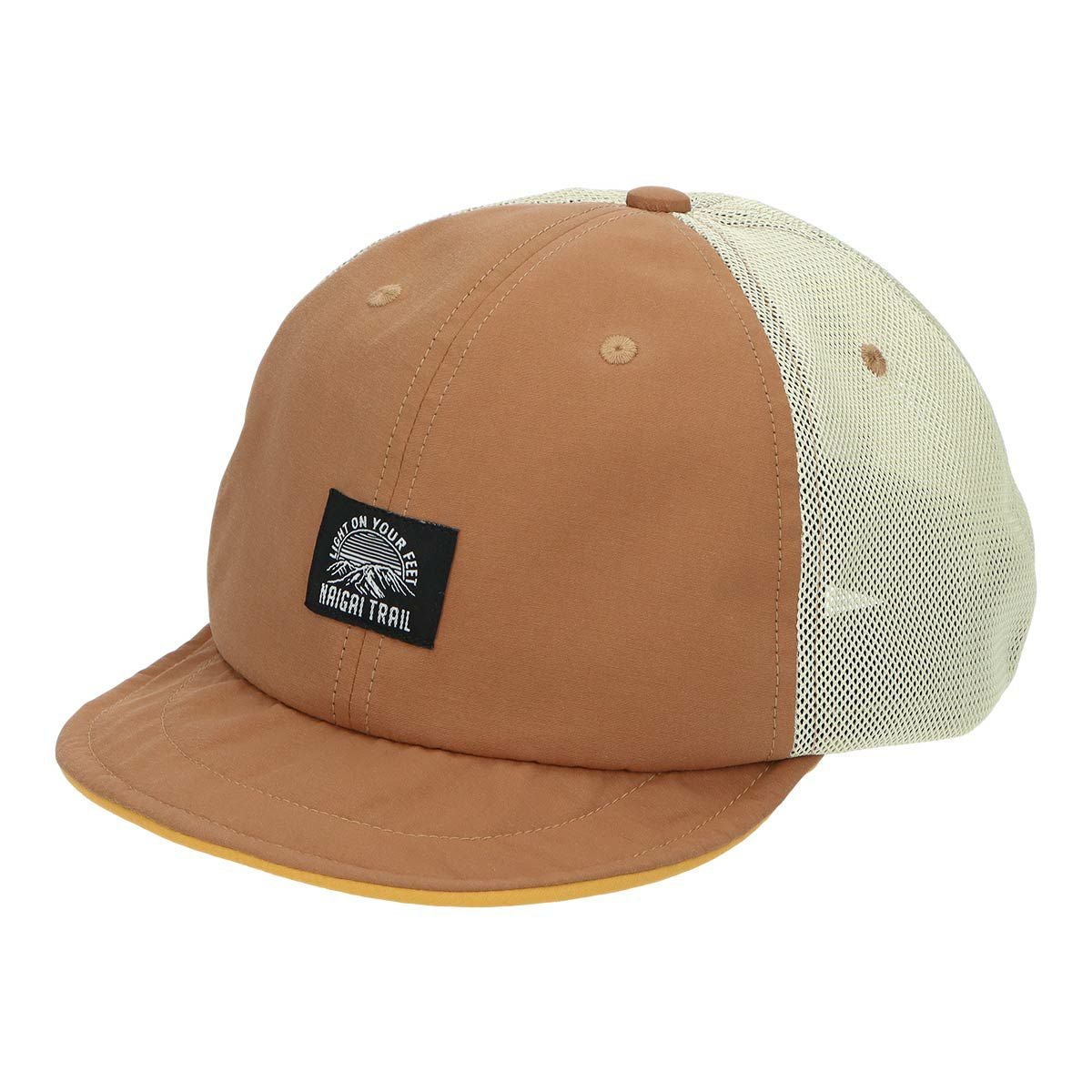 NAIGAI TRAIL 綿混メッシュで乾きやすい 短ツバ帽子 登山 アウトドア用