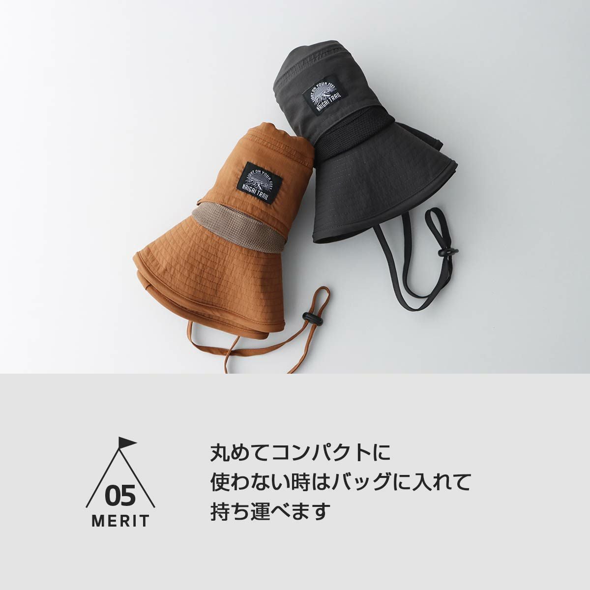 NAIGAI TRAIL インナー総メッシュで乾き易い メッシュハット 登山