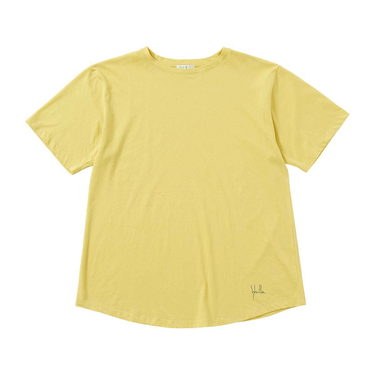 Sybilla 綿100％ 30天竺 無地 クルーネック 半袖Tシャツ Reir レイール