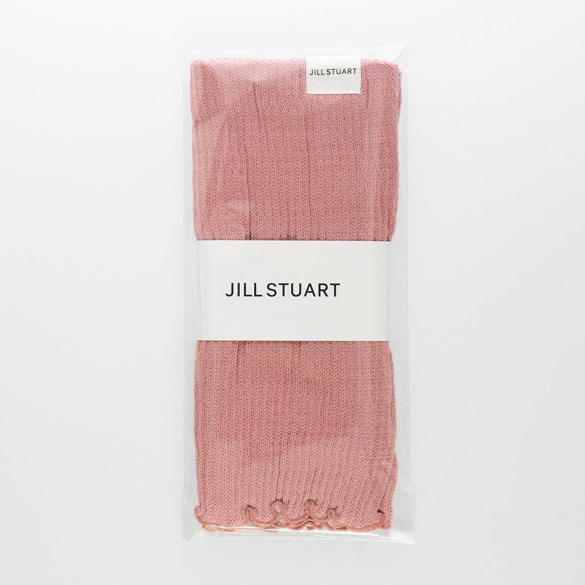 JILL STUART 内側シルク ニ重編み ウエストウォーマー レディース