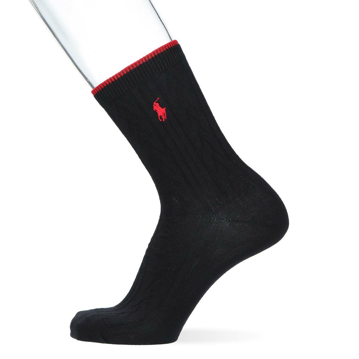 POLO RALPH LAUREN 綿ウール混 ケーブル編み ポロポニー刺しゅう