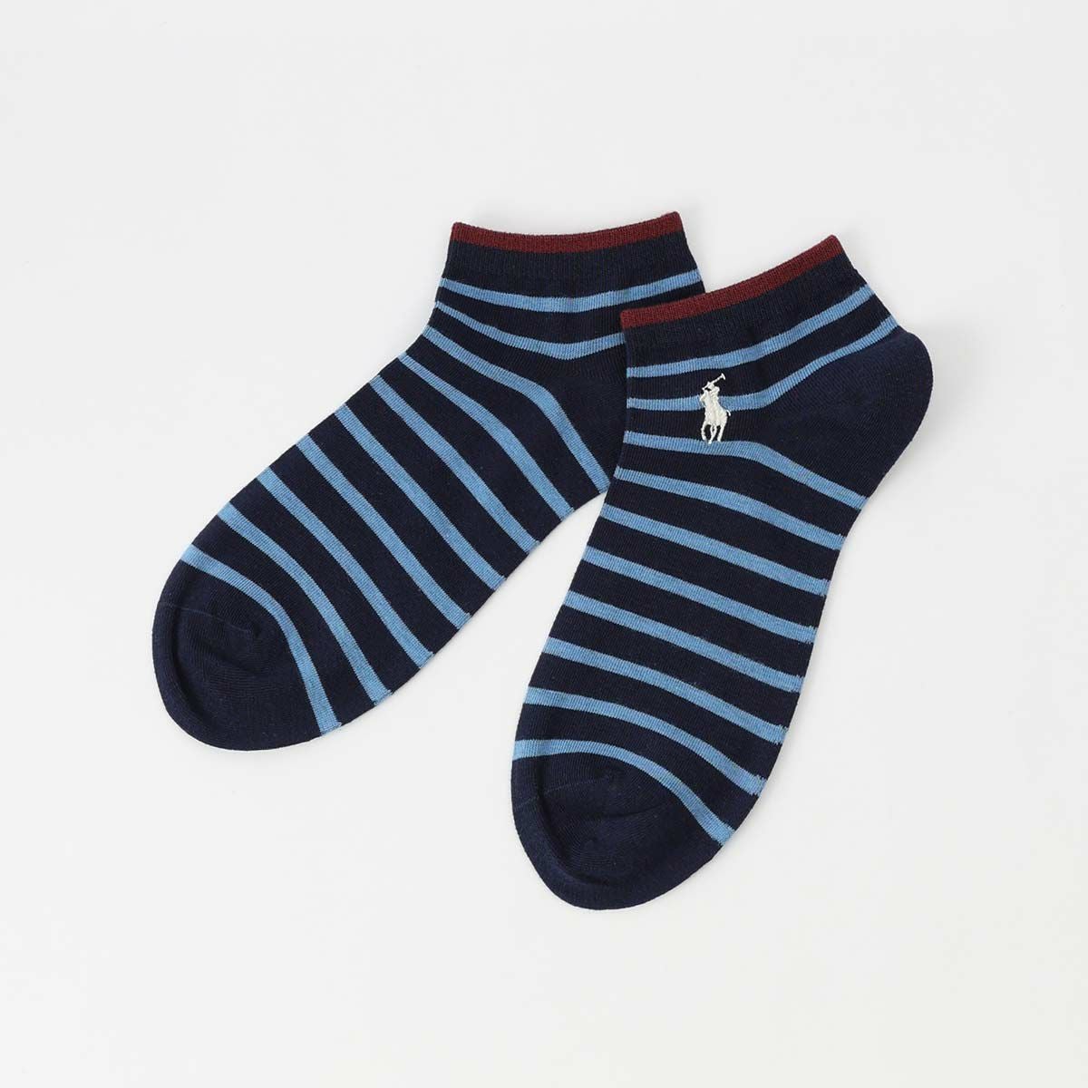 POLO RALPH LAUREN オーガニックコットン混 ボーダー ポロポニー