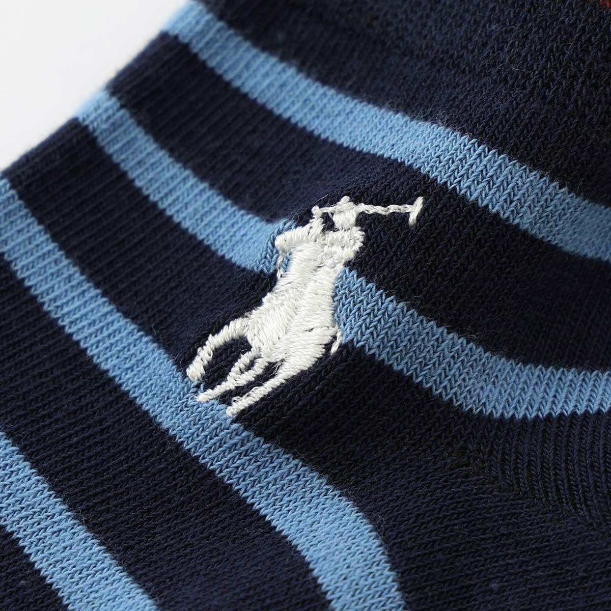 POLO RALPH LAUREN オーガニックコットン混 ボーダー ポロポニー