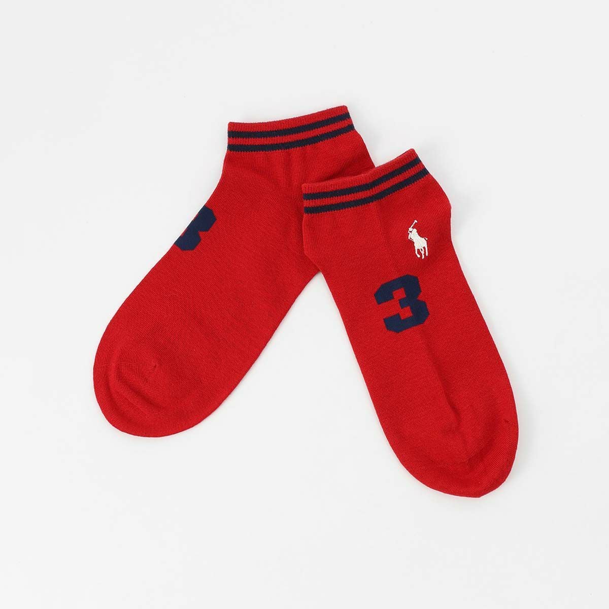 POLO RALPH LAUREN オーガニックコットン混 NO.3 履き口ボーダー