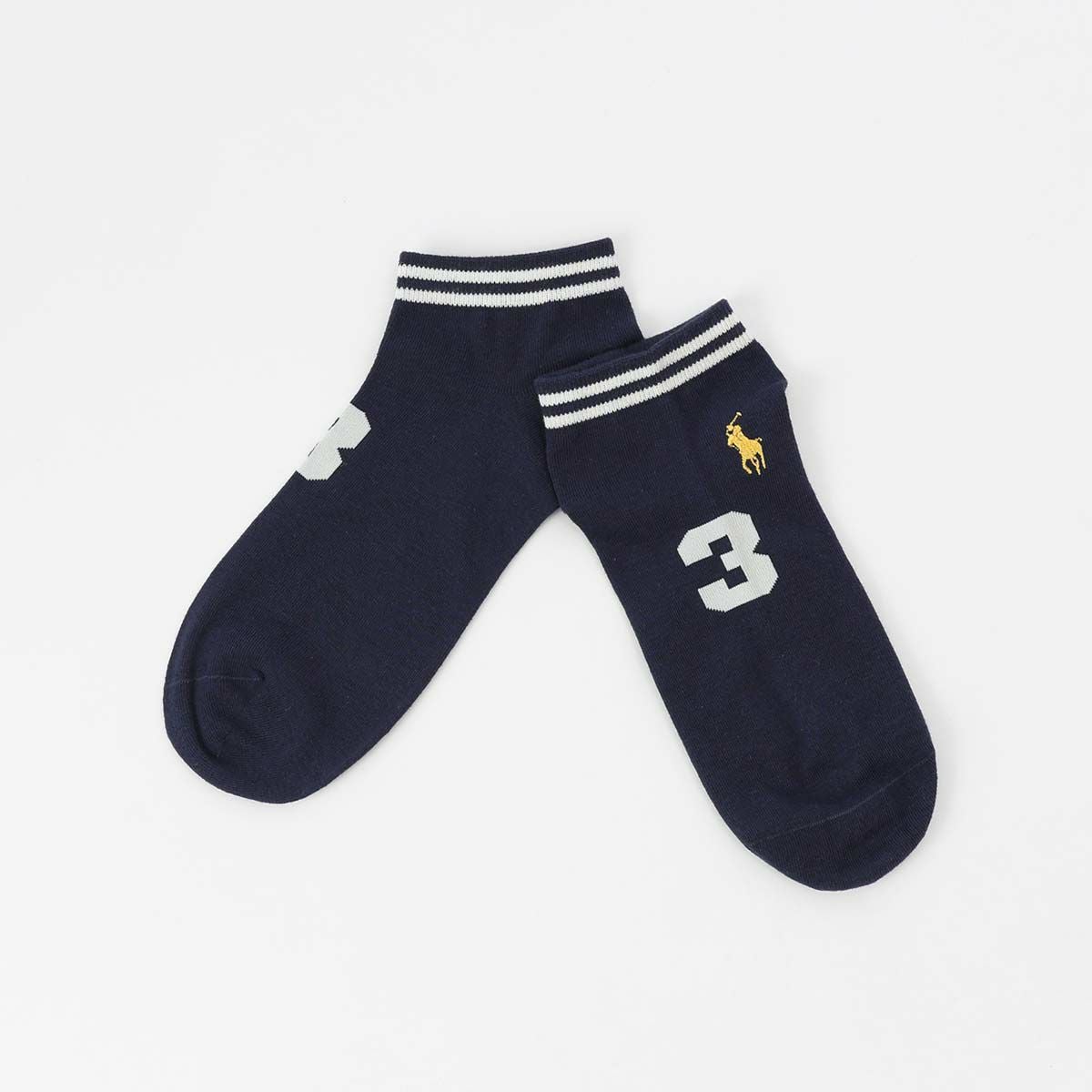 POLO RALPH LAUREN オーガニックコットン混 NO.3 履き口ボーダー