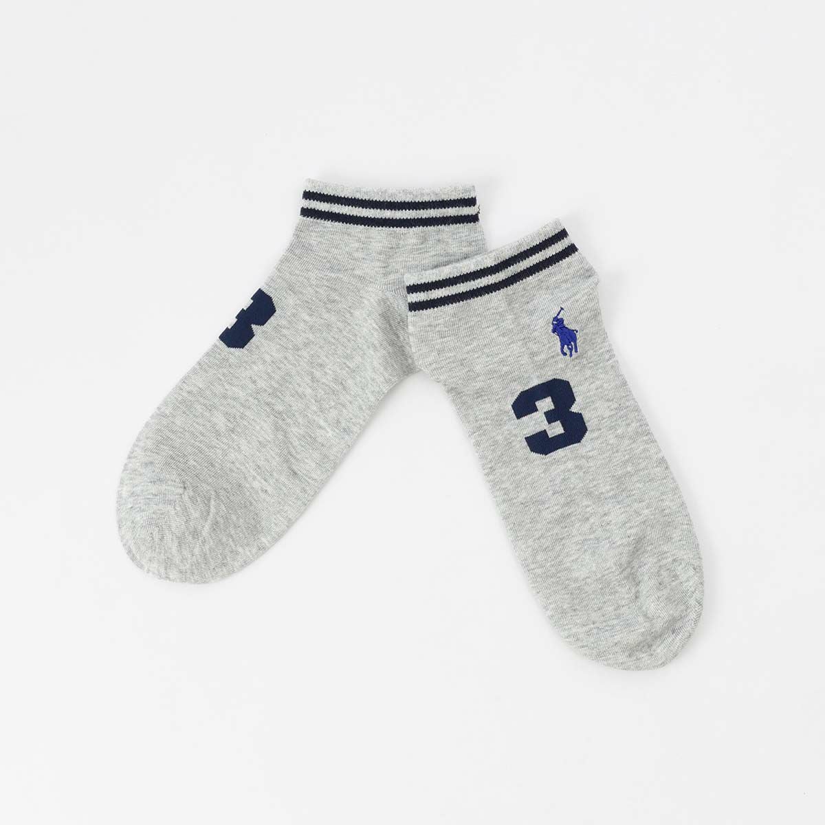 POLO RALPH LAUREN オーガニックコットン混 NO.3 履き口ボーダー