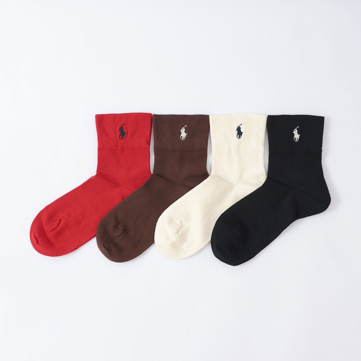 POLO RALPH LAUREN 履き口ダブル 起毛糸使用 ポロポニー刺しゅう 日本