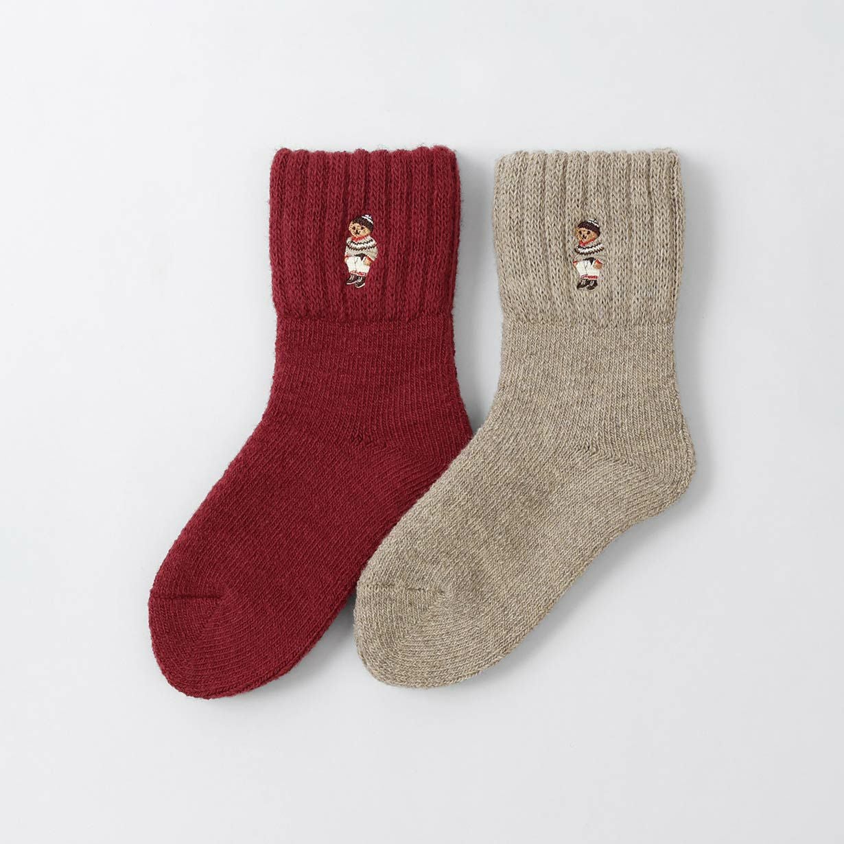 POLO RALPH LAUREN 履き口ゆったり プレミアムエコウール混 総パイル