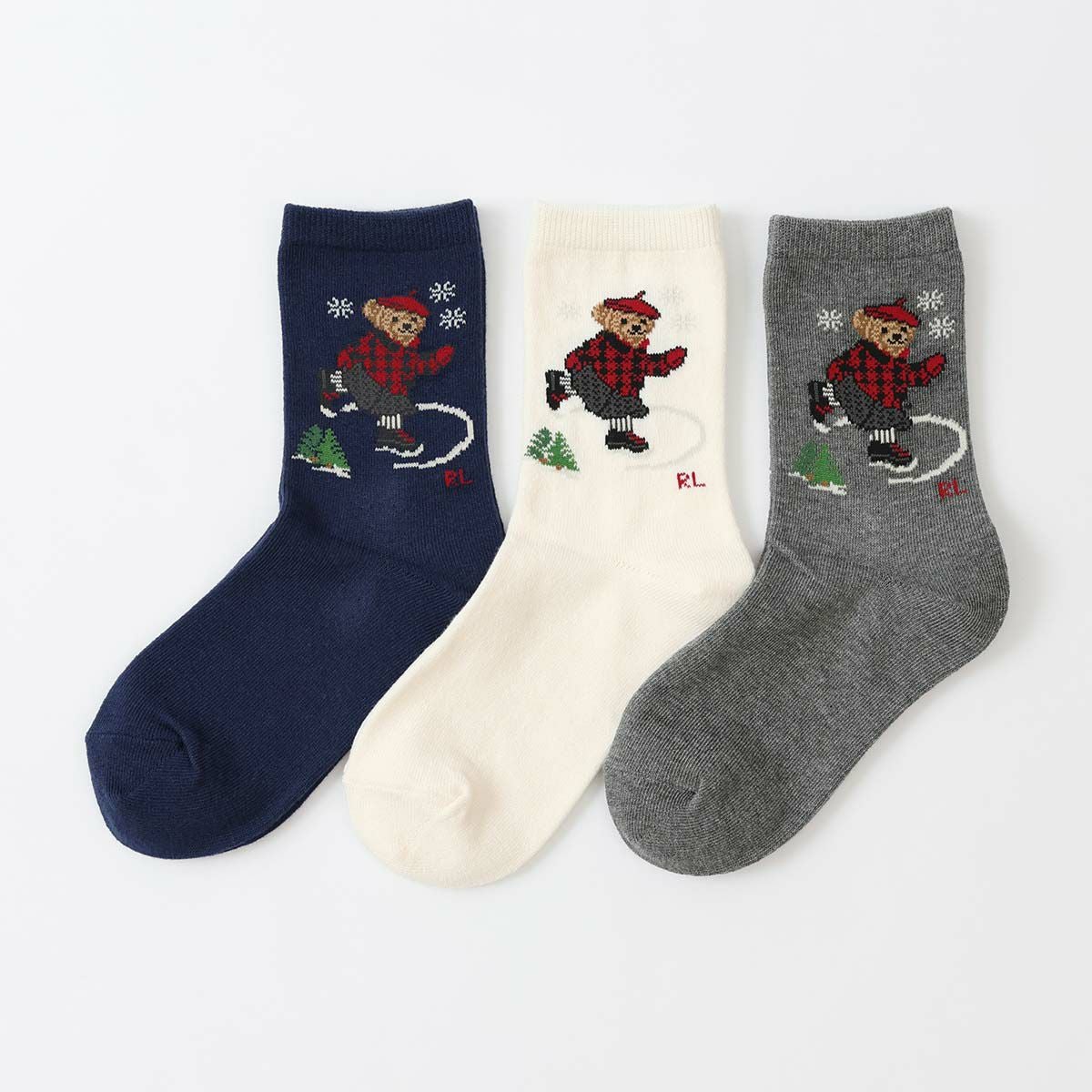 POLO RALPH LAUREN キッズ オーガニックコットン混 スケートベア