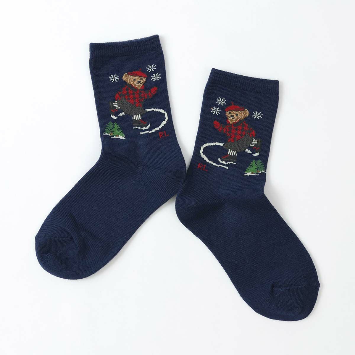 POLO RALPH LAUREN キッズ オーガニックコットン混 スケートベア