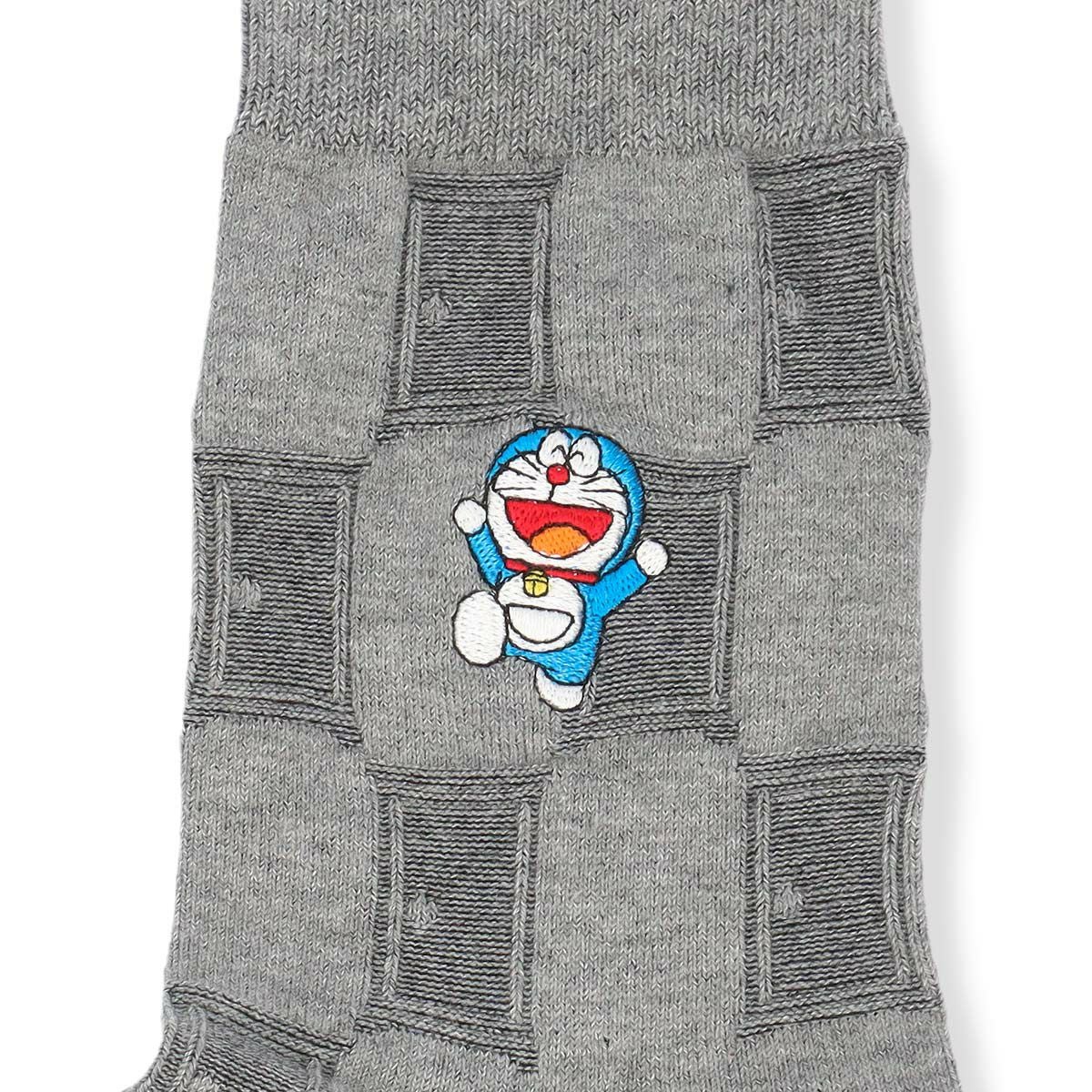 ドラえもん どこでもドア リンクス クルー丈 カジュアル ソックス