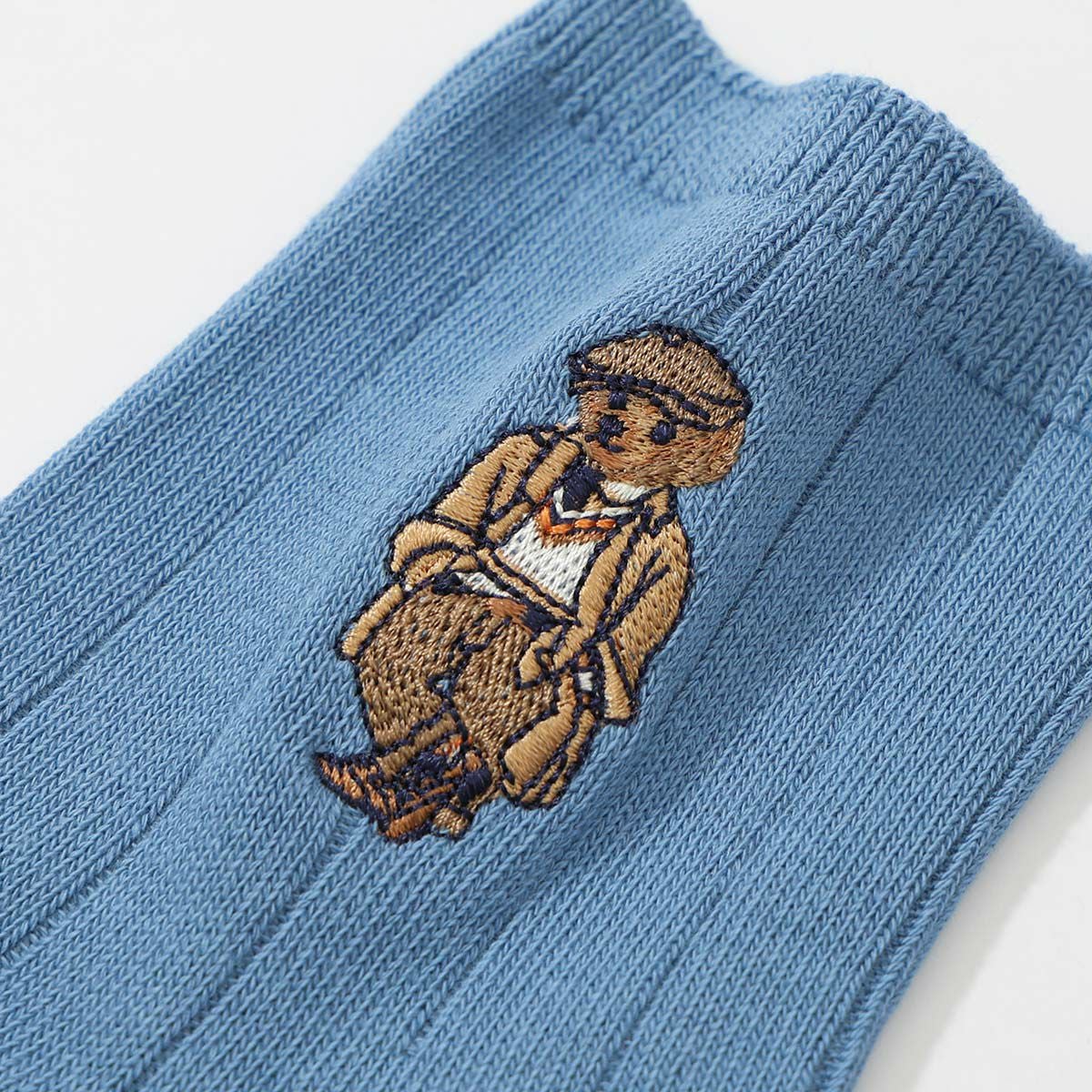 POLO RALPH LAUREN チャールズベア ポロベア 刺しゅう リブ ショート丈