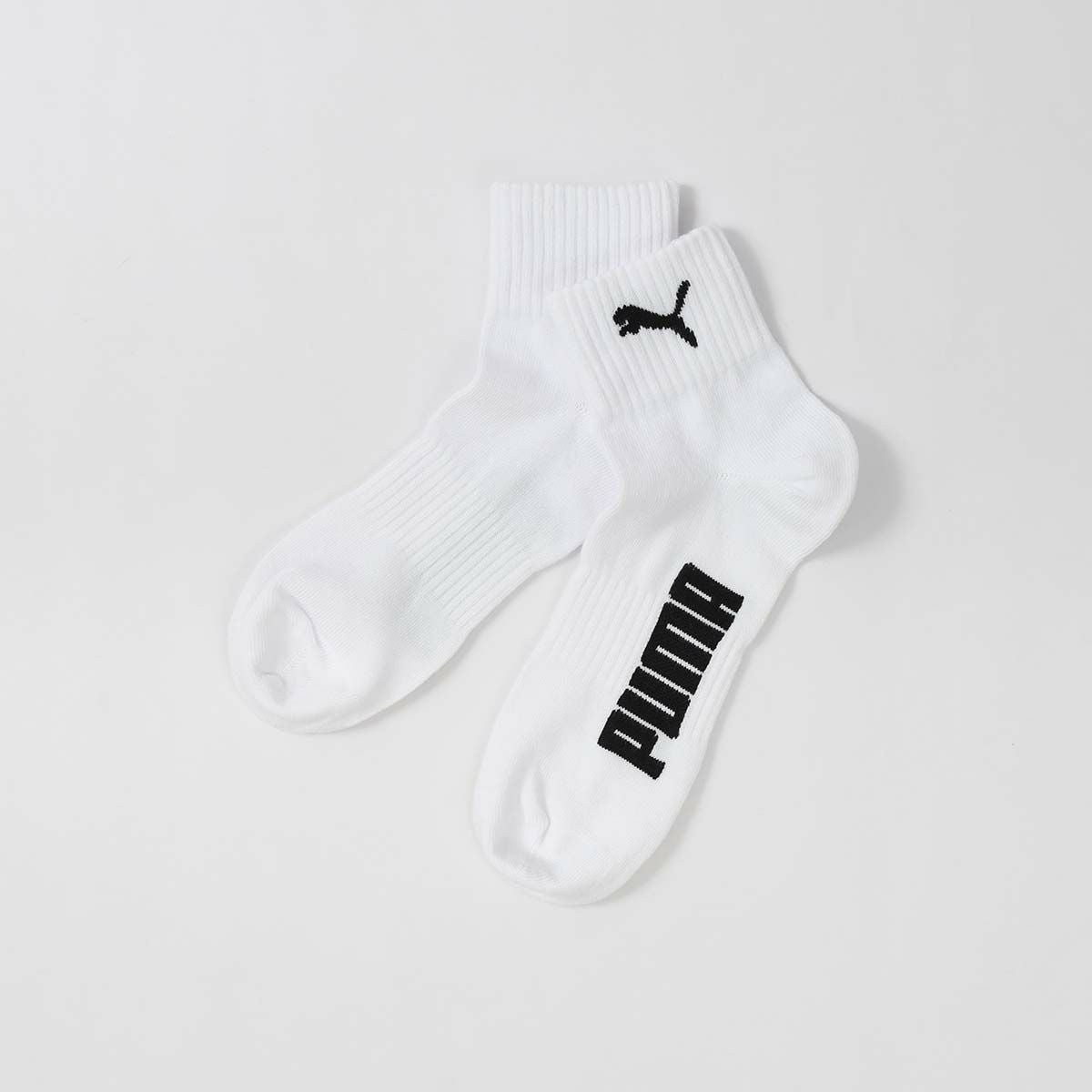 3足セット】PUMA 消臭加工 つま先かかと補強 アーチサポート 異柄ロゴ