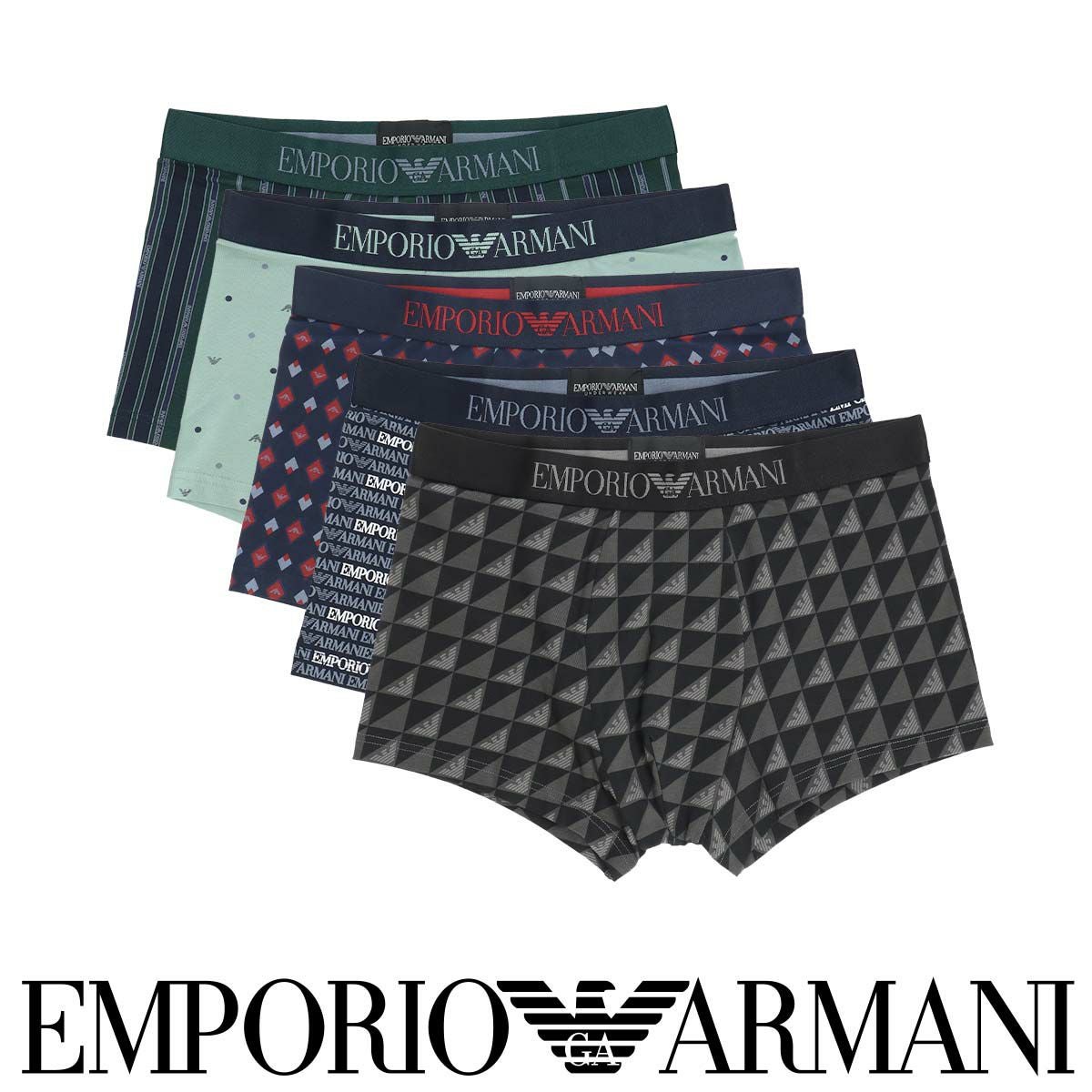EMPORIO ARMANI ボクサーブリーフパンツ 【S/M/L】 前閉じ EUサイズ